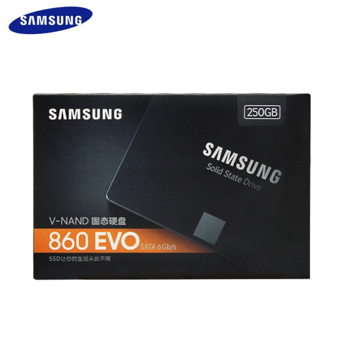Original SAMSUNG 250GB 500GB 1 to ordinateur portable disque dur interne SSD HDD 860 Evo SATA 3 2.5 ''lecteur à semi-conducteurs pour ordinateur de bureau