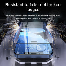 Load image into Gallery viewer, 3 pièces couvercle complet verre de protection sur pour iPhone 11 12 pro protecteur d&#39;écran verre trempé sur iPhone X XR XS 8 5 7 6 verre incurvé
