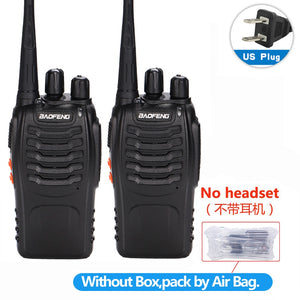 2 pièces Baofeng BF-888S talkie-walkie 5W radio bidirectionnelle Portable CB Radio UHF 400-470MHz 16CH Comunicador émetteur-récepteur