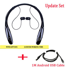 Load image into Gallery viewer, 24 Hr casque sans fil V5.0 sport écouteurs tour de cou stéréo Bluetooth écouteur casque avec micro pour xiaomi huawei
