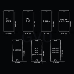 4 Pièces En Verre Trempé Pour iPhone 11 12 Pro XS Max X XR Protecteur D'écran de Couverture Complète Pour iPhone 7 8 6 Plus SE 2020 Verre protecteur