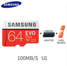 Load image into Gallery viewer, SAMSUNG-carte Micro SD EVO EVO EVO +, 32 go/64 go/128 go/256 go/512 go/128 go, U1, TF, mémoire Flash, pour téléphone
