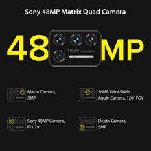 Load image into Gallery viewer, UMIDIGI BISON IP68/IP69K téléphone robuste étanche 48MP matrice Quad caméra 6.3 &quot;FHD + affichage 6GB + 128GB NFC Android 10 Smartphone
