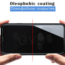 Load image into Gallery viewer, 4 Pièces En Verre Trempé Pour iPhone 11 12 Pro XS Max X XR Protecteur D&#39;écran de Couverture Complète Pour iPhone 7 8 6 Plus SE 2020 Verre protecteur
