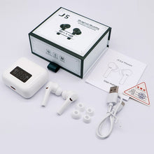 Load image into Gallery viewer, J5 Bluetooth 5.2 écouteur HD stéréo sans fil écouteurs tactile Bluetooth écouteur sport étanche avec Microphone
