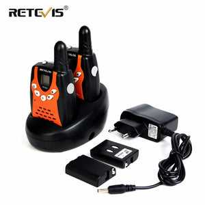 Retevis RT602 Rechargeable Walkie Talkie Kids 2pcs Two Way Radio For Children 0.5W PMR PMR 446 Talkie-walkie with Battery