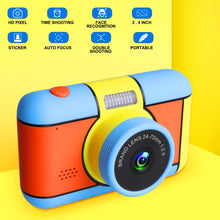 Load image into Gallery viewer, Children&#39;s Mini Camera Mini 2.4 Inch Ful HD Screen Dual Lens Digital Camera Toy Holiday Photo Video Christmas Gift Camera Toy
