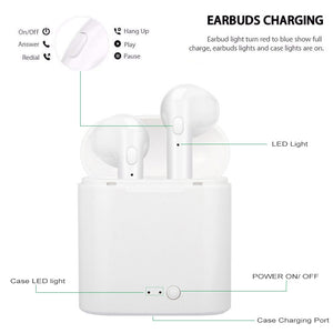 I7s TWS Bluetooth 5.0 écouteur sans fil casque stéréo casque sport écouteurs avec micro boîte de Charge pour iPhone Xiaomi et tous les téléphones