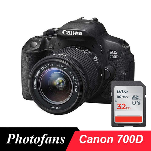 Canon 700D / Rebel T5i DSLR Digital Camera with 18-55mm Lens -18 MP  -Full HD 1080p Video -Vari-Angle Touchscreen (New)