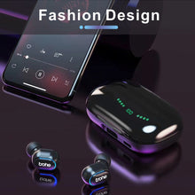 Load image into Gallery viewer, Trohe sans fil Bluetooth écouteurs Tws 5.0 waterpoof 1800mAh stéréo HD boîte de charge pour batterie externe pour téléphone écouteurs T6
