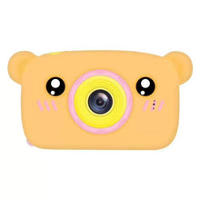 Load image into Gallery viewer, HobbyLane Portable Children 1300W HD Digital Camera Cute Cartoon Bear Shape 2 Inches IPS Screen Mini Camera Toy Gift For Kids
