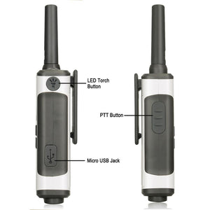 Retevis RT45 PMR Radio Walkie Talkie 2 pcs PMR PMR446 FRS Handy Two-Way Radio Communicator Family Walkie-Talkie Walkie-talkies