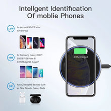 Load image into Gallery viewer, SOLOVE15W Qi chargeur sans fil pour iPhone 11 Pro Xs Max X Xr 8 Induction rapide sans fil chargeur pour Samsung S20 Xiaomi mi 9

