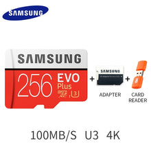 Load image into Gallery viewer, SAMSUNG-carte Micro SD EVO EVO EVO +, 32 go/64 go/128 go/256 go/512 go/128 go, U1, TF, mémoire Flash, pour téléphone
