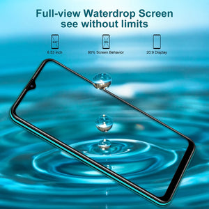 XGODY Mobile Phone Android 9.0 6.53" Waterdrop Dual SIM Smartphone X30 2GB 16GB MTK6580 Quad Core 5MP Camera 3000mAh Cell Phones