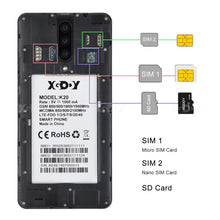 Load image into Gallery viewer, XGODY K20 4G Smartphone 5.5&quot; 18:9 Android 9.0 2GB RAM 16GB ROM MTK6737 Quad Core Dual Sim 5MP Camera 2800mAh Mobile Phone
