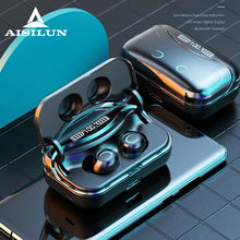 Load image into Gallery viewer, G08 Bluetooth 5.1 écouteur contrôle tactile sans fil Headphons HiFi IPX7 étanche écouteurs casque avec LED affichage boîte de charge
