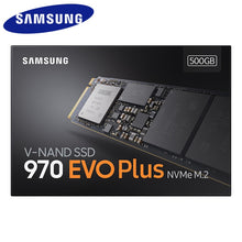 Load image into Gallery viewer, Samsung ssd M.2 M2 ssd 1 to 250GB 500GB 970 Evo Plus HHD Nvme disque dur interne disque dur 2280 Mlc Pcie pour ordinateur portable
