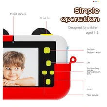 Load image into Gallery viewer, Children Mini Digital Camera Mic 2.4 Inch IPS Screen 1080P HD Camera Video Selfie Mini SLR Children Toy Camera Birthday Gift
