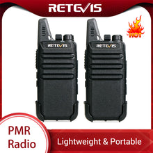 Load image into Gallery viewer, Retevis RT622 RT22 Mini Walkie Talkie 2pcs PMR Radio PMR446 FRS UHF Two-way Radio Portable VOX USB Charging Handheld Transceiver
