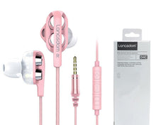 Load image into Gallery viewer, UNITOP Langsdom D4 stéréo casque de basse dans l&#39;oreille 3.5MM filaire écouteurs HIFI écouteur avec micro pour Xiaomi Samsung Huawei iPhones
