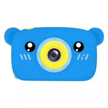 Load image into Gallery viewer, HobbyLane Portable Children 1300W HD Digital Camera Cute Cartoon Bear Shape 2 Inches IPS Screen Mini Camera Toy Gift For Kids
