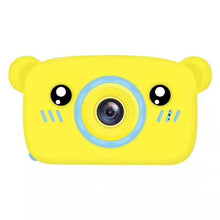 Load image into Gallery viewer, HobbyLane Portable Children 1300W HD Digital Camera Cute Cartoon Bear Shape 2 Inches IPS Screen Mini Camera Toy Gift For Kids
