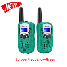 Load image into Gallery viewer, RETEVIS RT388 Walkie Talkie Kids Walkie-talkies 2 pcs Mini Two-Way Radio Station PMR Children Gift/Family Use/Camping 100-800M
