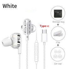 Load image into Gallery viewer, UNITOP Langsdom D4 stéréo casque de basse dans l&#39;oreille 3.5MM filaire écouteurs HIFI écouteur avec micro pour Xiaomi Samsung Huawei iPhones
