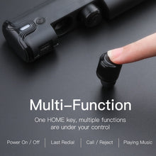 Load image into Gallery viewer, AWEI T8 TWS Bluetooth écouteur véritable sans fil écouteurs avec batterie d&#39;alimentation double Microphone 3D stéréo dans l&#39;oreille écouteurs pour Xiaomi iphone
