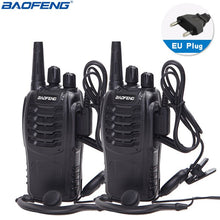 Load image into Gallery viewer, 2 pièces Baofeng BF-888S talkie-walkie 5W radio bidirectionnelle Portable CB Radio UHF 400-470MHz 16CH Comunicador émetteur-récepteur

