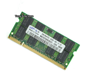 Garantie à vie Samsung DDR2 2GB 667MHz PC2-5300S Original authentique ddr 2 2G ordinateur portable mémoire ordinateur portable RAM 200PIN SODIMM