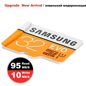 Carte mémoire SAMSUNG jaune microsd 32 go carte mémoire microsdhc tf classe 10 Flash Trans Mikro Memoria tarjeta SDHC ush-i carte sd 32 go