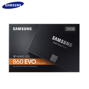 SAMSUNG-disque dur interne SSD, sata 3, 860 EVO, avec capacité de 250 go, 500 go, 520 mo/s, 1 to, pour ordinateur de bureau, PC portable