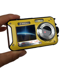 Load image into Gallery viewer, Waterproof Digital Camera Dual Screens (Back 2.7 inch + Front 1.8 inch) HD 1080P 16x Zoom Camcorder Cam  DC998
