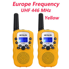 Load image into Gallery viewer, RETEVIS RT388 Walkie Talkie Kids Walkie-talkies 2 pcs Mini Two-Way Radio Station PMR Children Gift/Family Use/Camping 100-800M
