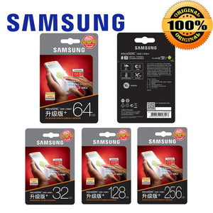 SAMSUNG-carte micro sd EVO plus +, 32 go/64 go/128 go/256 go/512 go/UHS-I go, TF, classe 10, carte mémoire pour téléphone