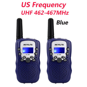 RETEVIS RT388 Walkie Talkie Kids Walkie-talkies 2 pcs Mini Two-Way Radio Station PMR Children Gift/Family Use/Camping 100-800M
