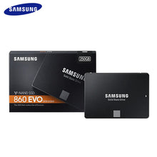 Load image into Gallery viewer, SAMSUNG-disque dur interne SSD, sata 3, 860 EVO, avec capacité de 250 go, 500 go, 520 mo/s, 1 to, pour ordinateur de bureau, PC portable
