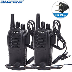 2 pièces Baofeng BF-888S talkie-walkie 5W radio bidirectionnelle Portable CB Radio UHF 400-470MHz 16CH Comunicador émetteur-récepteur