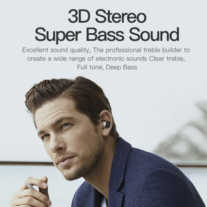 AWEI T8 TWS Bluetooth écouteur véritable sans fil écouteurs avec batterie d'alimentation double Microphone 3D stéréo dans l'oreille écouteurs pour Xiaomi iphone