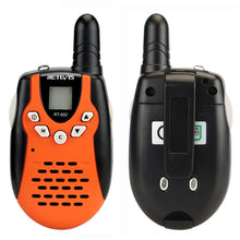 Load image into Gallery viewer, Retevis RT602 Rechargeable Walkie Talkie Kids 2pcs Two Way Radio For Children 0.5W PMR PMR 446 Talkie-walkie with Battery
