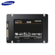 Load image into Gallery viewer, SAMSUNG-disque dur interne SSD, sata 3, 860 EVO, avec capacité de 250 go, 500 go, 520 mo/s, 1 to, pour ordinateur de bureau, PC portable
