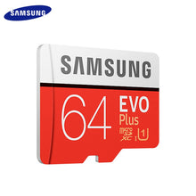 Load image into Gallery viewer, Carte mémoire SAMSUNG EVO PLUS 128 go haute vitesse 100 mo/s Micro SD classe 10 cartes U3 TF UHS-I carte Micro SD 64 go
