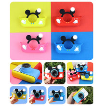 Load image into Gallery viewer, Children Mini Digital Camera Mic 2.4 Inch IPS Screen 1080P HD Camera Video Selfie Mini SLR Children Toy Camera Birthday Gift
