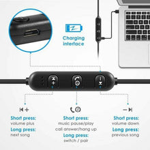 Load image into Gallery viewer, M5 Anti-perte magnétique bandeau sans fil Bluetooth écouteur stéréo basse musique casque pour Huawei Xiaomi accessoires de téléphone portable
