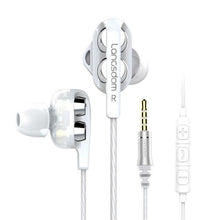 Load image into Gallery viewer, UNITOP Langsdom D4 stéréo casque de basse dans l&#39;oreille 3.5MM filaire écouteurs HIFI écouteur avec micro pour Xiaomi Samsung Huawei iPhones
