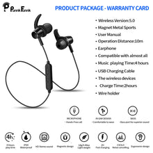 Load image into Gallery viewer, PunnkFunnk Bluetooth 5.0 ecouteurs aimant basses profondes stéréo Sport casque pour iPhones 5 6 7 8 X XR XS MAX Xiaomi Oppo samsung
