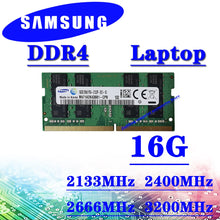 Load image into Gallery viewer, Ordinateur Portable Samsung mémoire ddr4 16 GO 2133MHz 2400MHz 2666MHz 3200MHz RAM pc4-4GB 8 GO 2GB 32GB DDR4 2133P 2400T 2666V 3200AA
