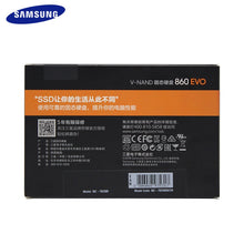 Load image into Gallery viewer, Original SAMSUNG 250GB 500GB 1 to ordinateur portable disque dur interne SSD HDD 860 Evo SATA 3 2.5 &#39;&#39;lecteur à semi-conducteurs pour ordinateur de bureau
